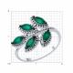 Серебряное кольцо SOKOLOV 92014310-91 с агатом