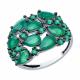 Серебряное кольцо SOKOLOV 92014317-91 с агатом