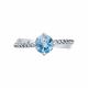 Серебряное кольцо SOKOLOV 92014326-91 с топазом и фианитом