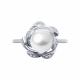 Серебряное кольцо SOKOLOV 92014381-91 с фианитом и жемчугом