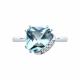 Серебряное кольцо SOKOLOV 92014422-91 с топазом и фианитом