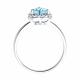 Серебряное кольцо SOKOLOV 92014451-91 с топазом и фианитом