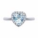 Серебряное кольцо SOKOLOV 92014451-91 с топазом и фианитом