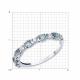 Серебряное кольцо SOKOLOV 92014511-91 с топазом и фианитом