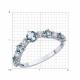 Серебряное кольцо SOKOLOV 92014515-91 с топазом и фианитом