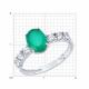 Серебряное кольцо SOKOLOV 92014607 с фианитом и агатом