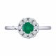 Серебряное кольцо SOKOLOV 92014644 с фианитом и агатом