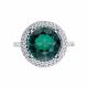 Серебряное кольцо SOKOLOV 92014678 с фианитом и кварцем