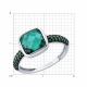 Серебряное кольцо SOKOLOV 92014687 с фианитом и кварцем
