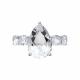 Серебряное кольцо SOKOLOV 92014714 с горным хрусталём