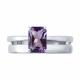Серебряное кольцо SOKOLOV 92014720 с аметистом