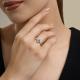 Серебряное кольцо SOKOLOV 92014746 с топазом и фианитом