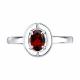 Серебряное кольцо SOKOLOV 92014842 с гранатом