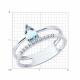 Серебряное кольцо SOKOLOV 92014844 с фианитом