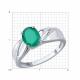 Серебряное кольцо SOKOLOV 92014846 с агатом