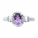 Серебряное кольцо SOKOLOV 92014861 с фианитом и аметистом