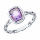 Серебряное кольцо SOKOLOV 92014879 с аметистом