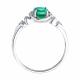 Серебряное кольцо SOKOLOV 92014883 с фианитом и агатом