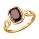 Серебряное кольцо SOKOLOV 92014892 с гранатом