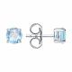 Серебряные серьги SOKOLOV 92020036-91 с топазом