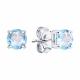 Серебряные серьги SOKOLOV 92020036-91 с топазом