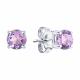 Серебряные серьги SOKOLOV 92020037-91 с аметистом