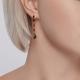 Серьги из золочёного серебра SOKOLOV 92022833-91 с раухтопазом