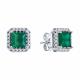 Серебряные серьги SOKOLOV 92022852-91 с фианитом и агатом