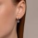 Серебряные серьги SOKOLOV 92022963-91 с фианитом и аметистом