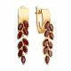 Серьги из золочёного серебра SOKOLOV 92025249