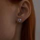 Серебряные серьги SOKOLOV 92025266-91 с танзанитом