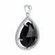 Серебряная подвеска SOKOLOV 92030563 с фианитом и агатом
