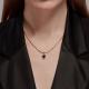 Серебряная подвеска SOKOLOV 92030780-91 с фианитом и гранатом