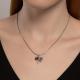 Серебряная подвеска SOKOLOV 92030783-91 с фианитом и гранатом