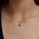 Серебряная подвеска SOKOLOV 92030855 с фианитом и аметистом