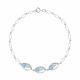 Серебряный браслет SOKOLOV 92050091-91 с топазом и фианитом