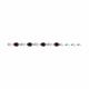 Серебряный браслет SOKOLOV 92050095-91 с фианитом и гранатом