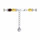 Серебряный браслет SOKOLOV 92050108-91 с фианитом, цитрином и раухтопазом