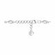 Серебряный браслет SOKOLOV 92050153-91 с фианитом и гранатом