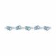 Серебряный браслет SOKOLOV 92050158-91 с топазом и фианитом