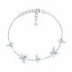 Серебряный браслет SOKOLOV 92050167-91 с топазом