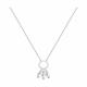 Серебряное колье SOKOLOV 92070063 с жемчугом