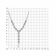 Серебряное колье SOKOLOV 92070086-91 с фианитом и жемчугом