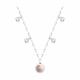Серебряное колье SOKOLOV 92070143 с жемчугом