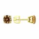 Серьги из лимонного серебра Diamant 93-122-01550-3 с фианитом