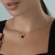 Подвеска из золочёного серебра Diamant 93-330-01919-1 с фианитом и гранатом