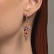 Серьги из золочёного серебра SOKOLOV 93022424-91 с фианитом