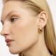 Серьги из лимонного серебра SOKOLOV 93022578 с фианитом