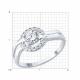 Серебряное кольцо Diamant 94-110-00023-1 с фианитом