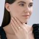 Серебряное кольцо Diamant 94-110-00035-1 с фианитом